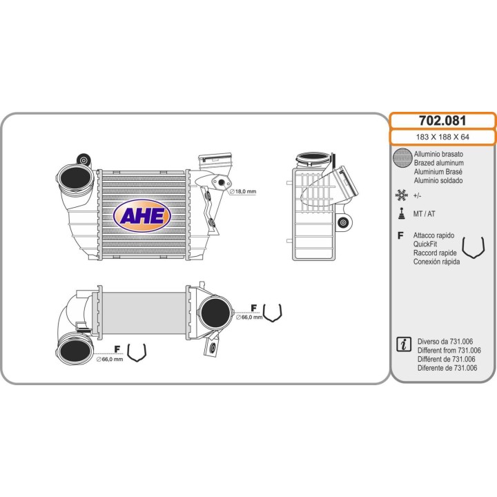 702081  AUDI A3 (8L1) 1.9 Tdi / SEAT Leon (1M1) / VW CONEXION RAPIDA
