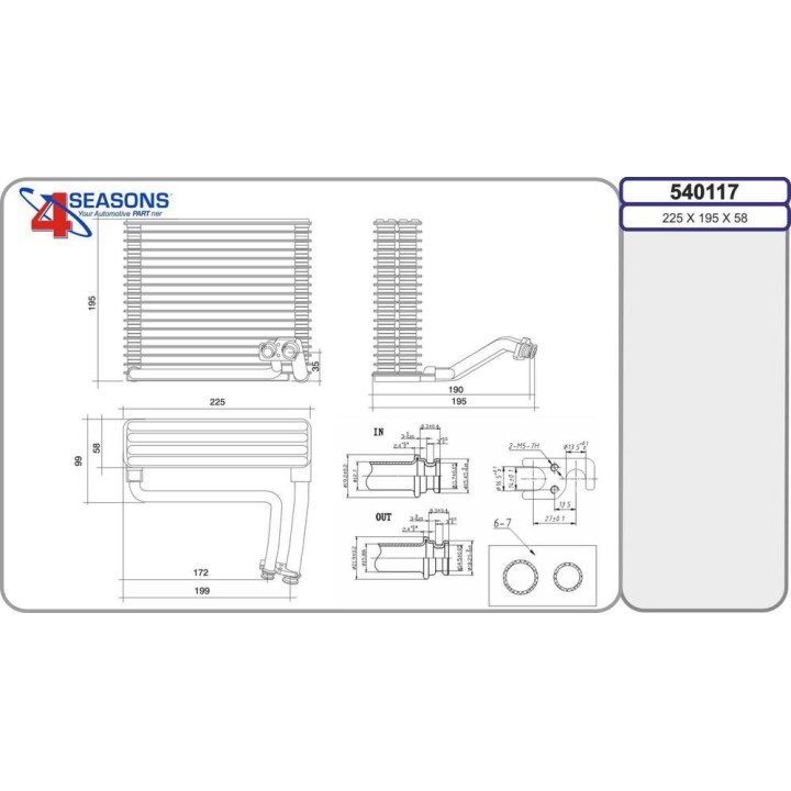 Evap  FIAT/FORD 500/Panda/KA 09 03-