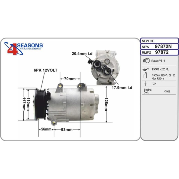 Cmp New FORD Galaxy/Mondeo/S-Max 1 8TDCi/2 0TDCi 0