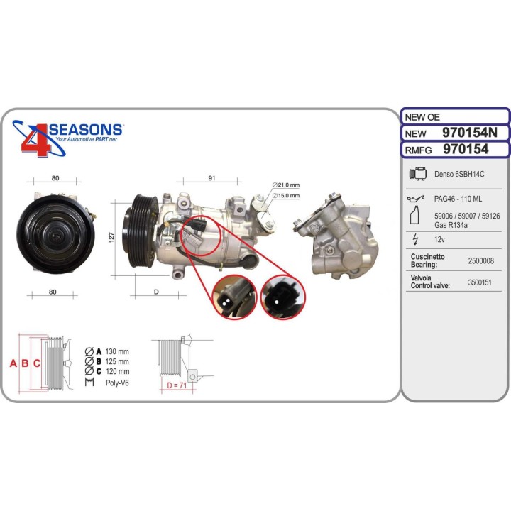 970154  CMP  NISSAN/RENAULT QASHQAI/MEGANE/KADJAR 1.5D