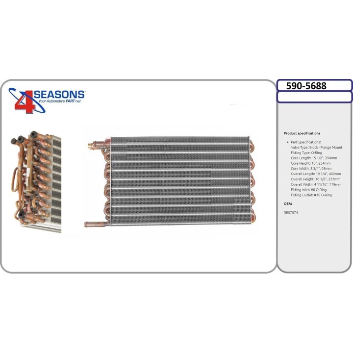 590-5688 Evaporador JOHN DEERE  8100 TRACTOR