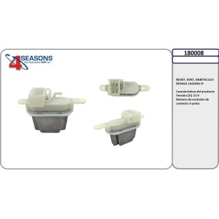 RESISTENCIAS DE VENTILADOR RESIST LAGUNA III 07-11