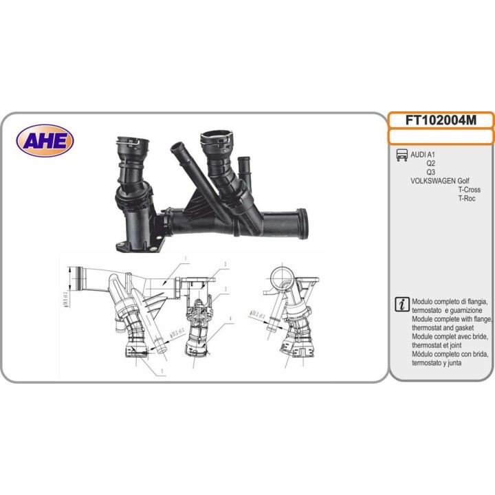 Fl  Term  AUDI/VW A1/Q2/Q3/Golf/T-Cross/T-Roc 1 6T