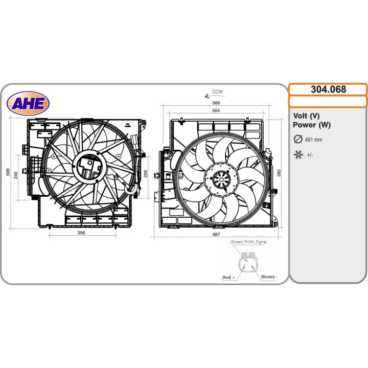 304068 Elettr. BMW F25/F26 X3/X4 18d/20/20d/28 09.10-03.18