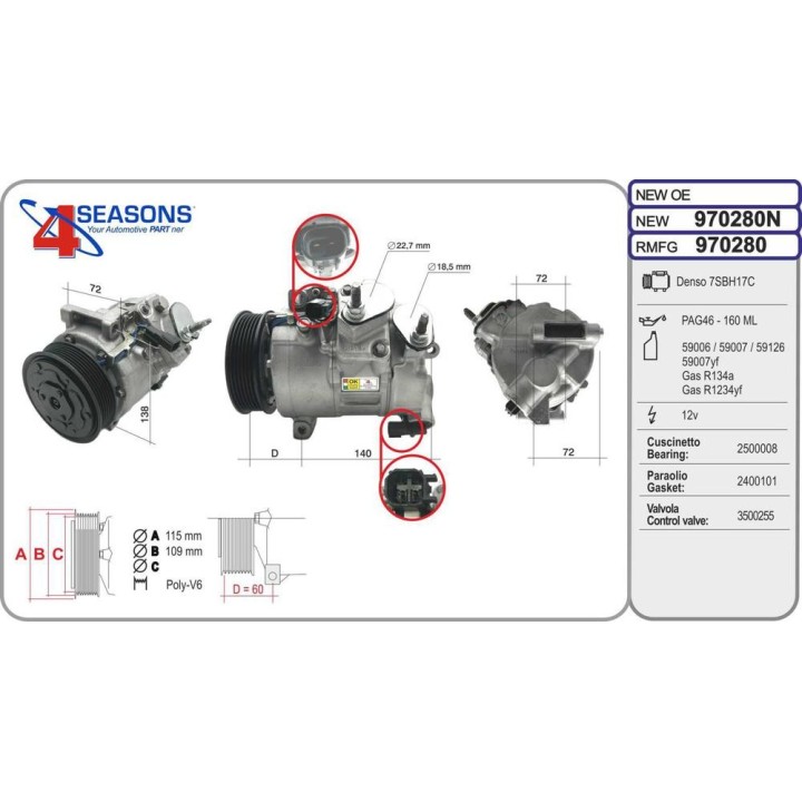Cmp Rem FORD Galaxy/Mondeo/S-Max/Tourneo/Transit 2