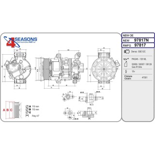 97817  CMP  TOYOTA AURIS 07-