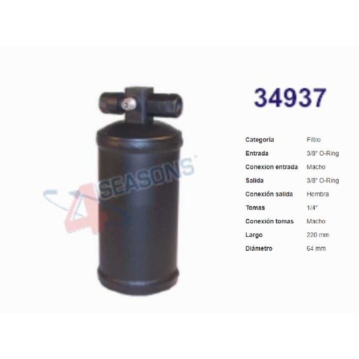 34937  FILTRO DESH. 3/8 M-H O´RING 1 TOMA M