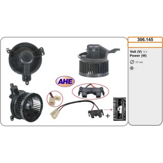 306145 Vent. Abitacolo Citroen/Peugeot Berlingo/ZX/306/Ranch 03.91-03.08