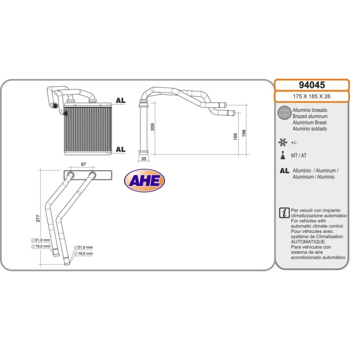 94045  NISSAN Qashqai (J10, JJ10) 1.6 - 2.0 - 1.5 dCi - 1