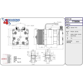 Cmp New HOLLAND CX/FX/TX/FX