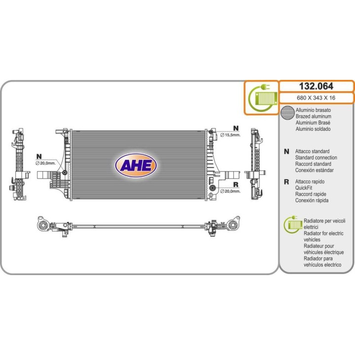 Rad VOLVO XC40 EV 04 19-
