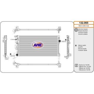 Rad VOLVO V60/XC60/S90 D3/D4/T5/T6/T8 03 17-