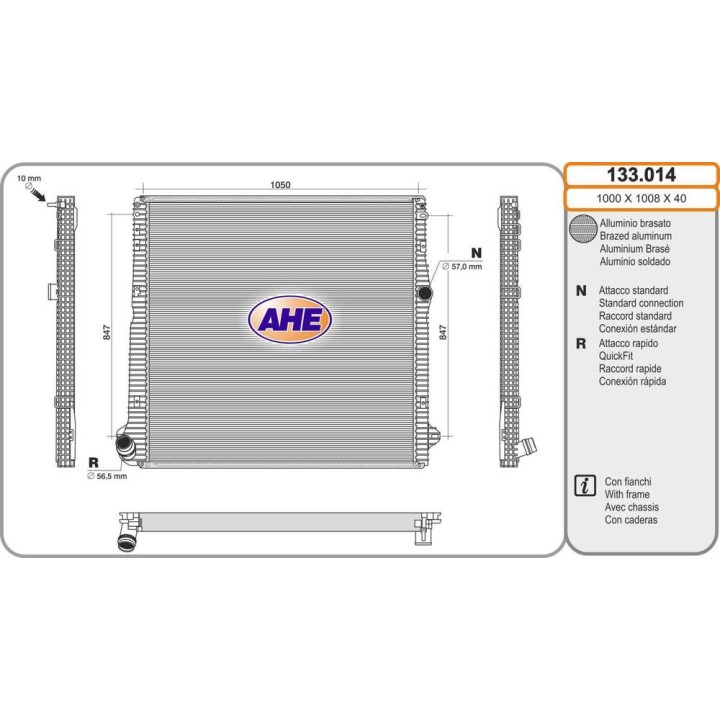 Rad  SCANIA serie G/L/P/R/S 09 16-