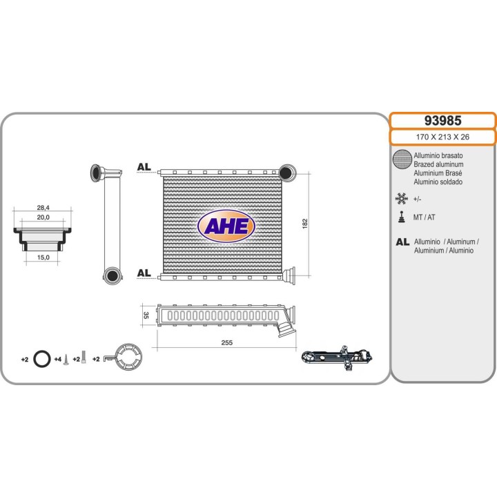 93985  HEATER PEUGEOT 508 12.10-