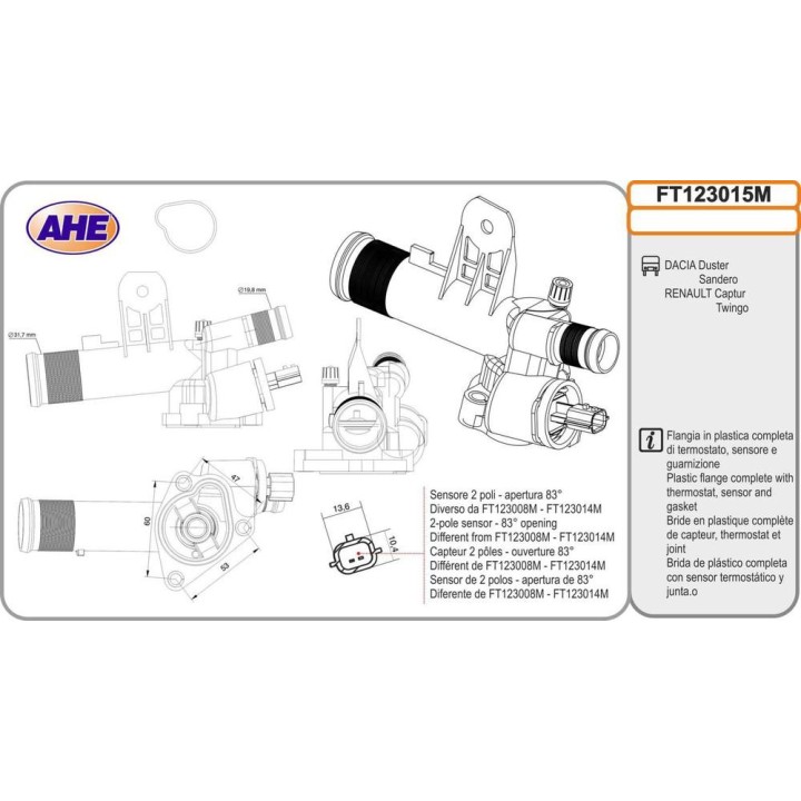 Fl  Term  DACIA/RENAULT Duster/Sandero/Captur/Twin