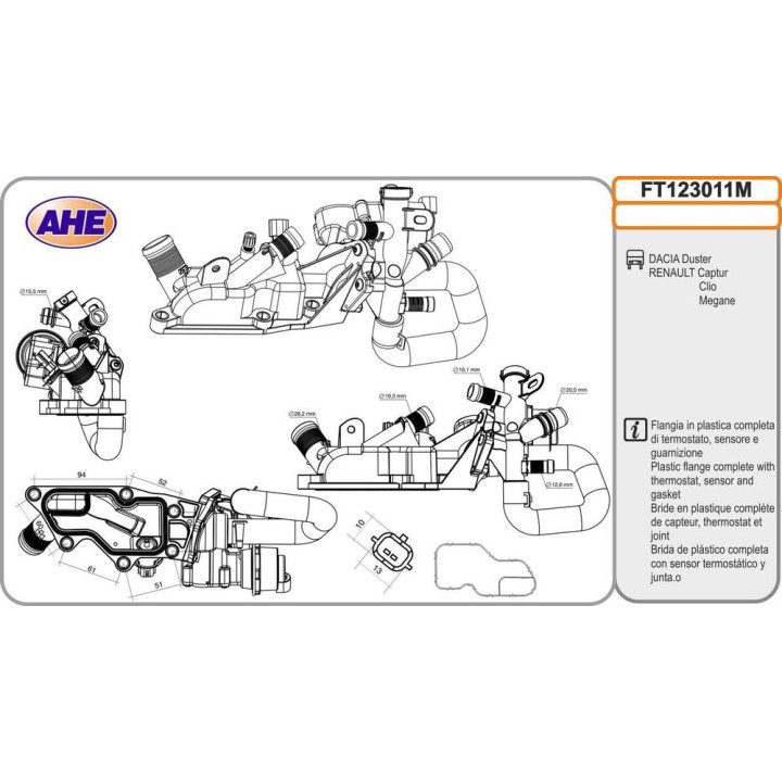 Fl  Term  DACIA/RENAULT Duster/Captur/Clio/Megane