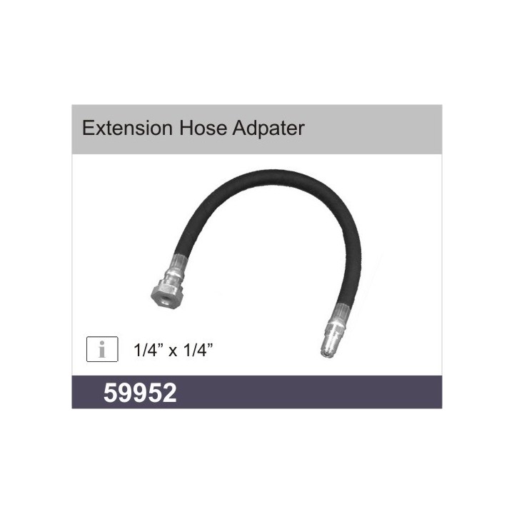 RETROFIT R12   R134A EXTENSION HOSE ADAPTER 1/4 X