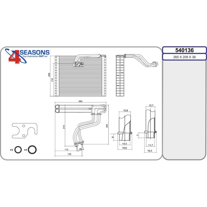 Evap  FIAT Panda 02 12-