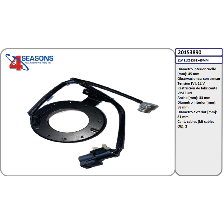 20153890  BOBINA VI SCROLL-90V 12V 81X58X33MM