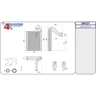 Evap  CITROEN/OPEL C3/C4/DS3/Crossland 03 09-