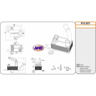 812021 Rad. Batt. HYUNDAI/KIA Kona/E-Niro EV 04.18-04.23