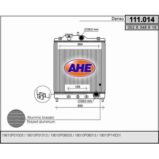 111014  HONDA Civic IV 1.3-1.5 16V IGUAL  111051