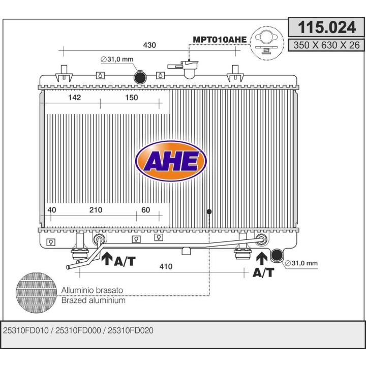 115024  KIA Rio 1.3 - 1.5 16V