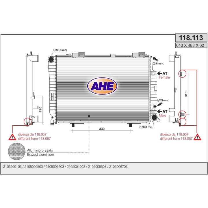 118113  MERCEDES W210 E 300 D-E420- 430