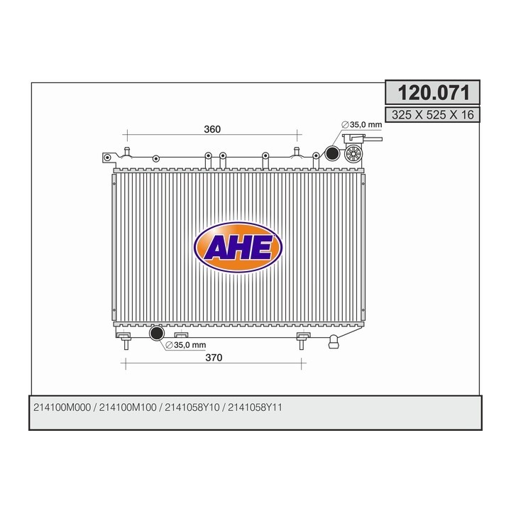 120071  NISSAN Almera I 1.4-1.6 16V