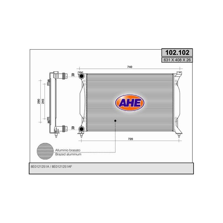 102102  AUDI A4 II 1.6-1.8-2.0-1.9Tdi