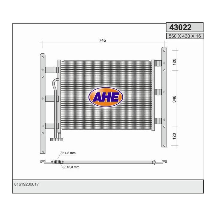 43022  CONDENSER MAN F2000 99-