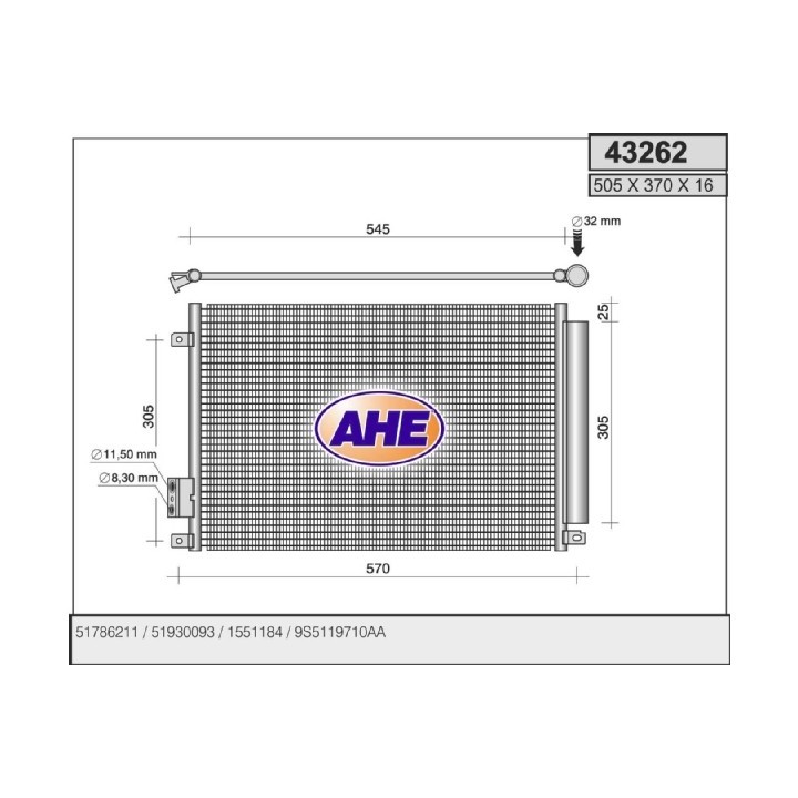 43262  FIAT 500 1.2 8V-1.4 16V-1.3 MJT 16V