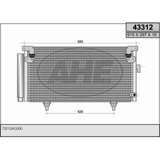43312  SUBARU Legacy IV 2.0 R 16V-2.5 R 16V-3.0 R 16V