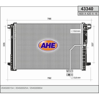 43340  MERCEDES W204 Classe C / CLK 06-