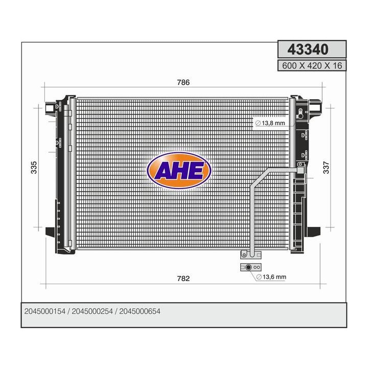 43340  MERCEDES W204 Classe C / CLK 06-