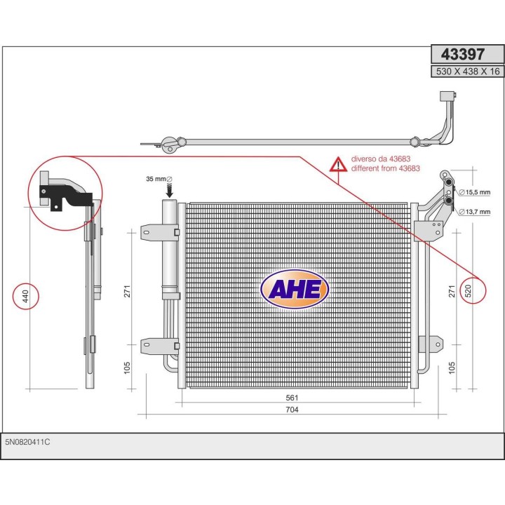 43397  VOLKSWAGEN Tiguan (5N_) 1.4 16V TSI - 2.0 16V TSI