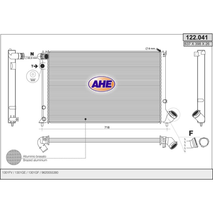 122041  PEUGEOT 406 I/II 2.0 16V