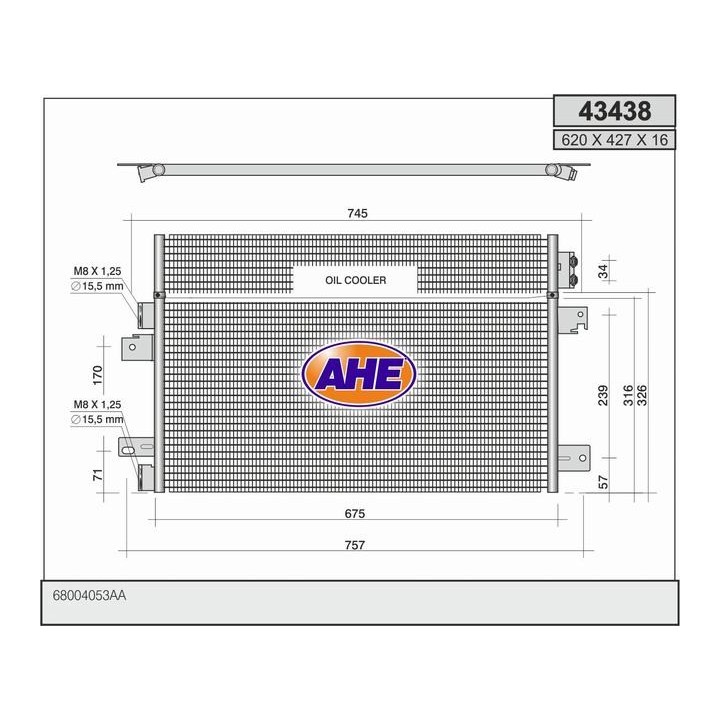 43438  COND JEEP Compass/Patriot 2.0CRDi AT 07-