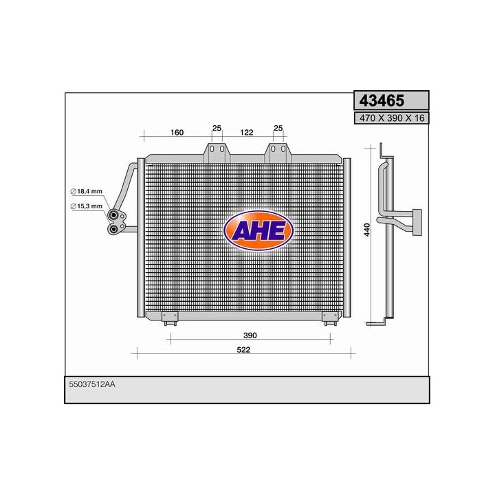 43465  COND JEEP Wrangler II (TJ) 2.5-4.0  96/08