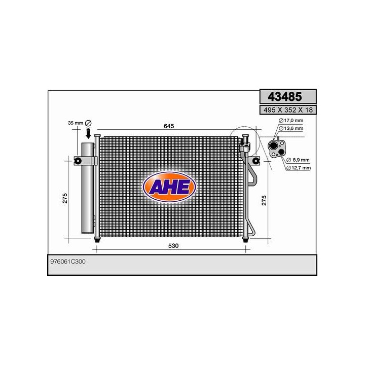 43485  COND HYUNDAI Getz 1.5 CRDi  02-