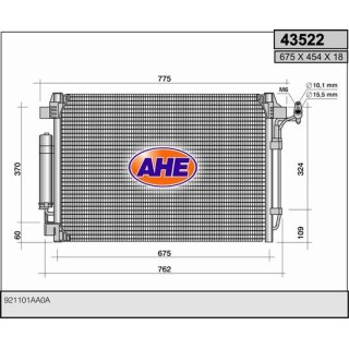 43522  COND NISSAN Murano 3.5  07-