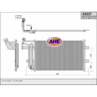 43537  COND MAZDA 5 (CW) 1.8 i - 2.0 i  10-