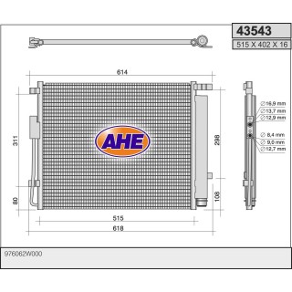 43543  COND HYUNDAI Santa Fé 2.0CRDi/2.2CRDi   12-