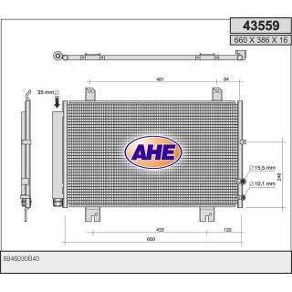 43559  COND LEXUS GS250/350/450h  12-