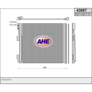 43687  COND Nissan NV200 1.5Dci 02.10-