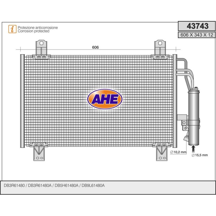 43743  MAZDA 2 (DL, DJ) 1.5  / CX-3 (DK) 1.5- 2.0 15-
