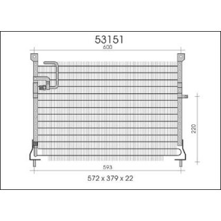 53151  CONDENSER HONDA LEGEND