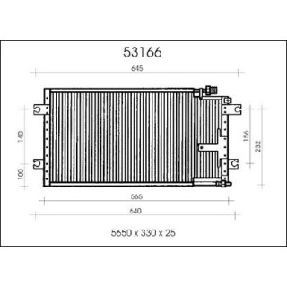 53166  CONDENSER MAZDA MX5