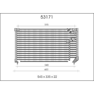53171  CONDENSER MAZDA 323 90-94