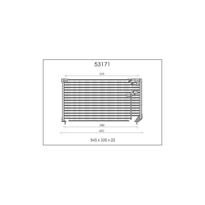 53171  CONDENSER MAZDA 323 90-94